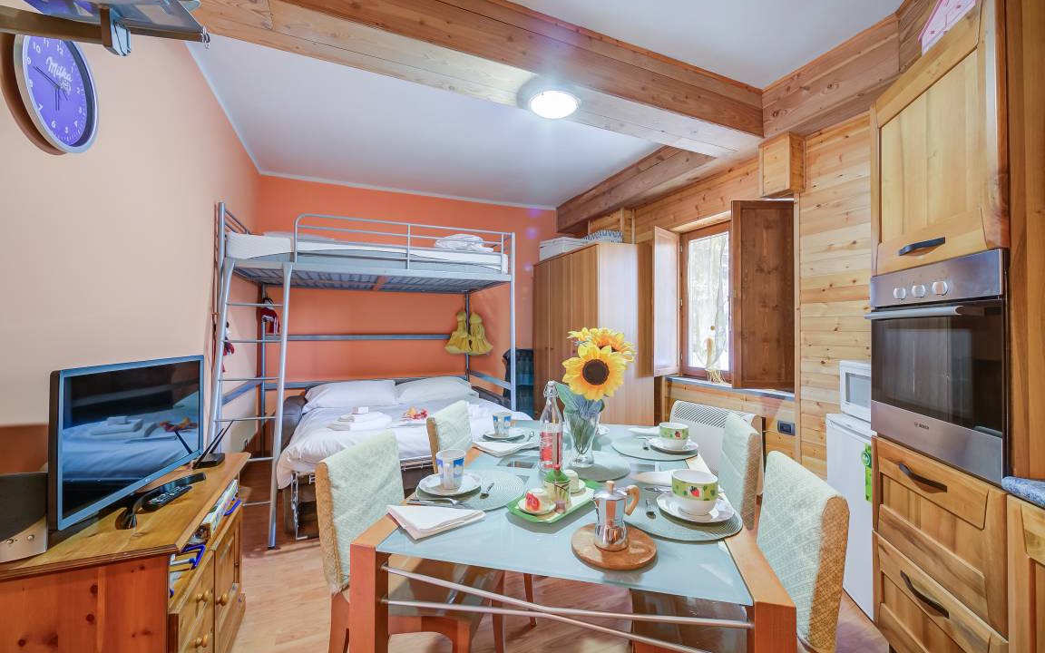 Borgata Sestriere Apartment | 37 m² Studio flat ∙ 3 guests