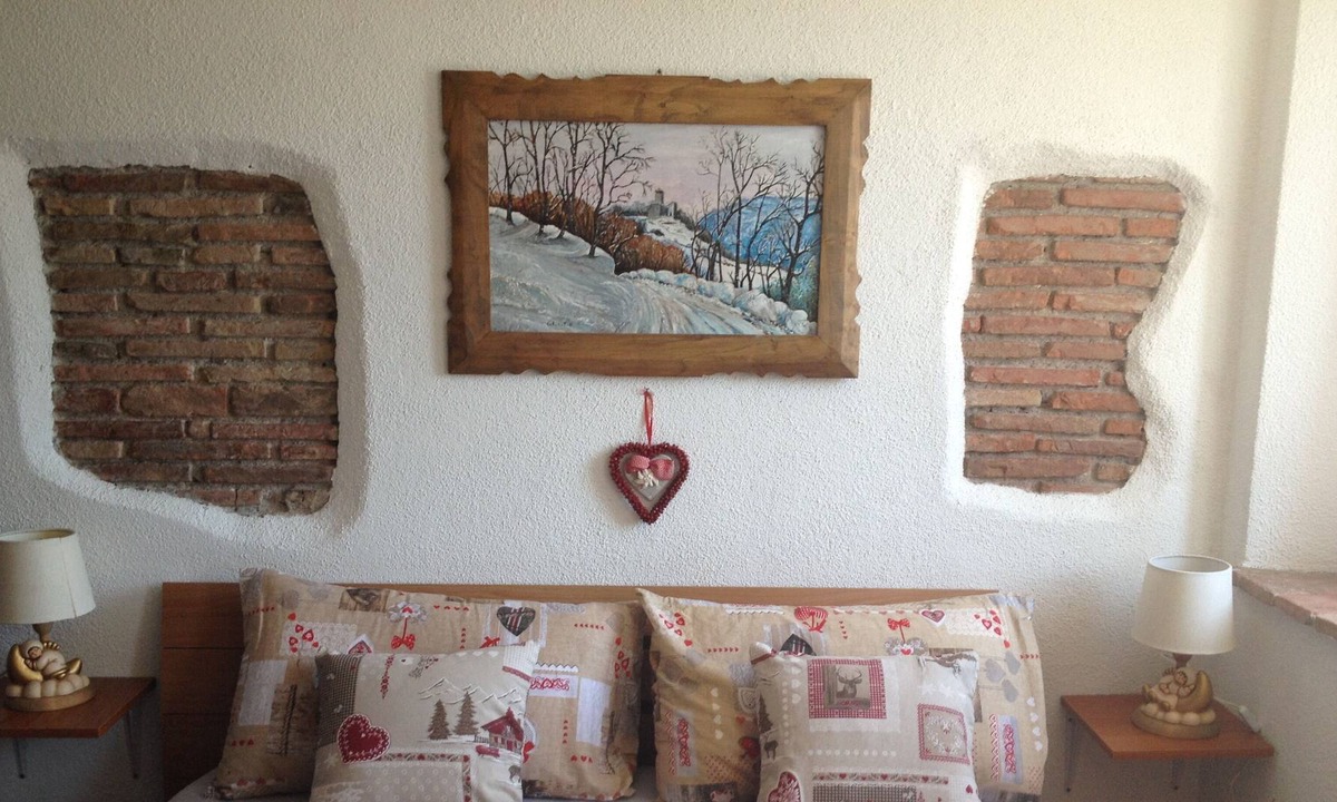 Santa Giustina Apartment | Beautiful Studio "SoleLuna" with garden and views of the Dolomites