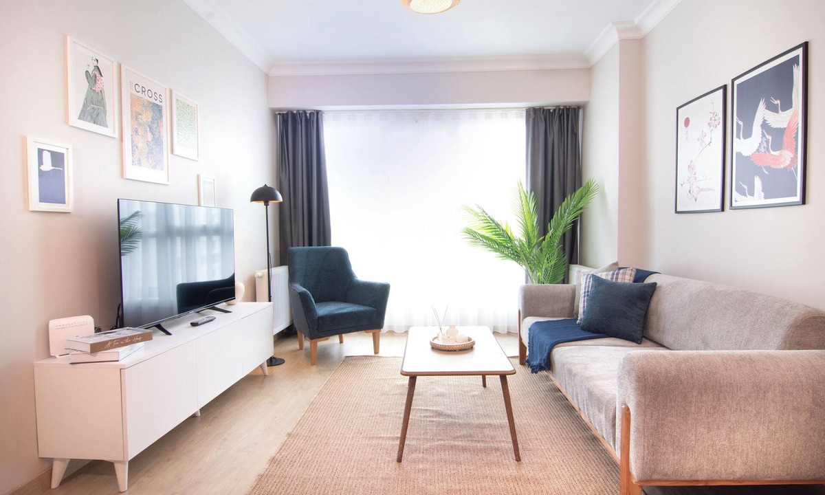Uludag Apartment | Bright & Cozy 1Bdr near Biz Cevahir Haliç Mall