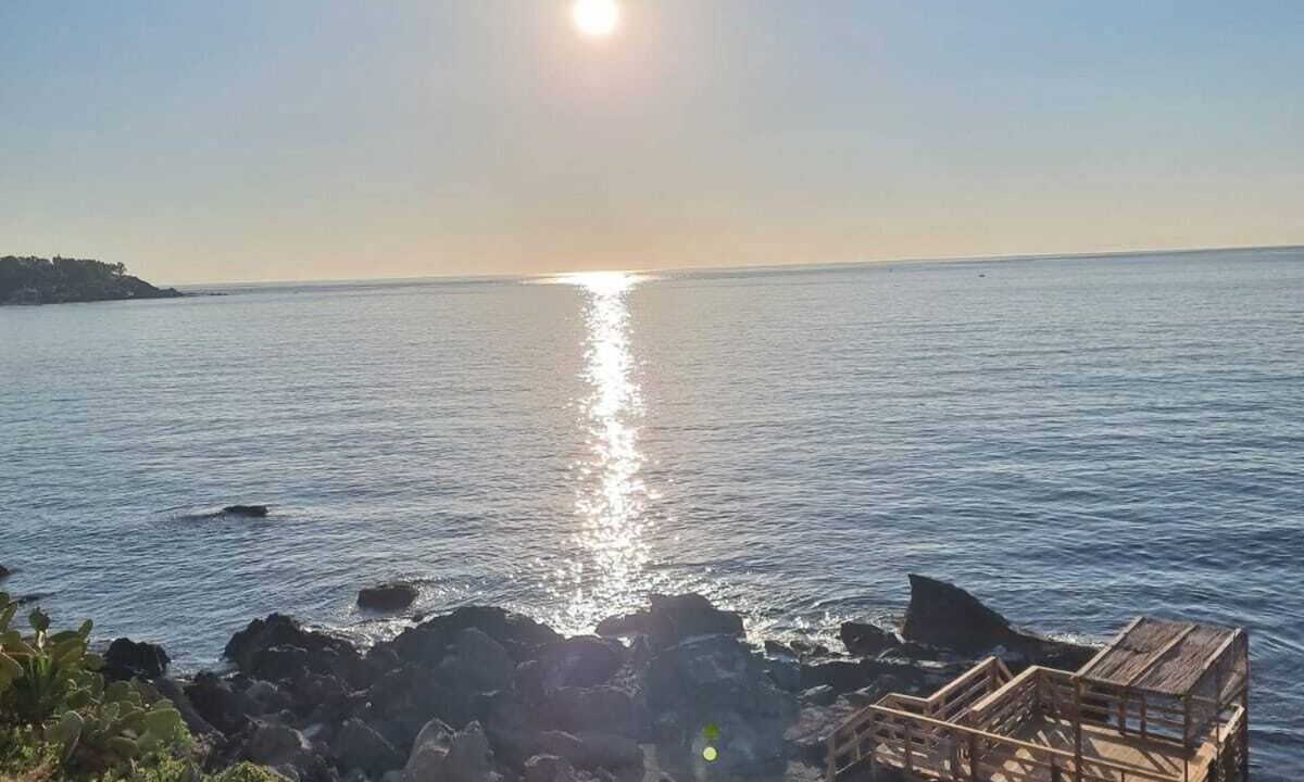 Aci Castello Apartment | Charming sea-front Bivani Aci Trezza two meters from the sea, on the cliff.