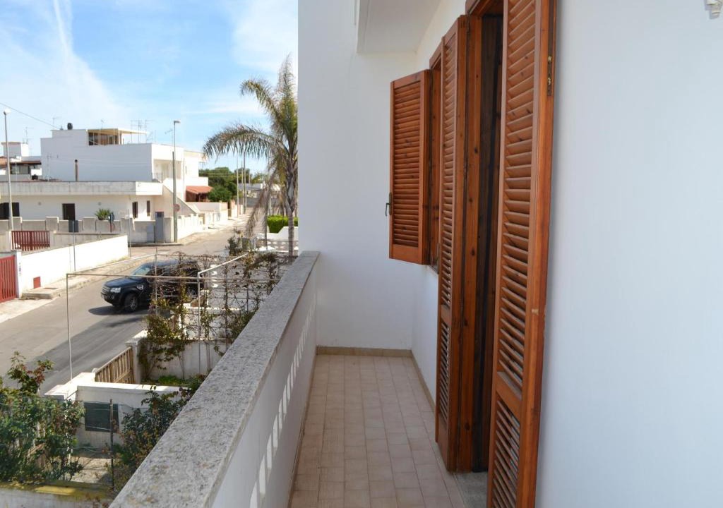 San Foca House | Holiday home with air conditioning and balcony for 6 people in San Foca