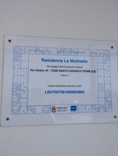 Santa Cesarea Terme Apartment | Residence Le Molinelle