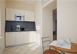 3-room apartment with balcony in an Art Nouveau villa with communal pool