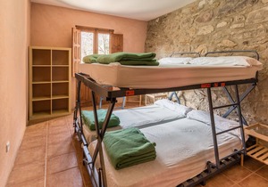 Alberg La Solana - B12 - Habitación Cuádruple - 2 Literas Extensibles (4 Adultos)