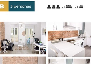 Apartment 4B 2 rooms 3 people, Historic Center II