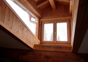Gaby: Gressoney Valley - Attic in a house with a garden