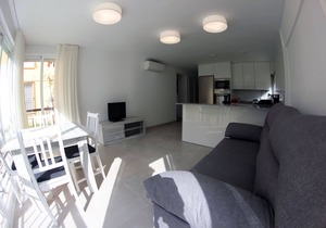 Ground floor in a beach fornt location