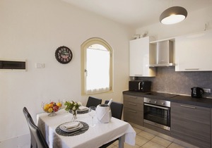 Magnificent apartment in the dépendance of a prestigious art nouveau villa with pool