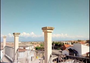 One bedroom house with city view and terrace at Lagartera