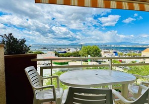 ROC MAR 3 3B - Apartamento cerca del centro y de la playa - terraza con vistas al mar y al puerto