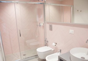 Rosa apartment with double bedroom and living room / kitchen with sofa bed and private bathroom
