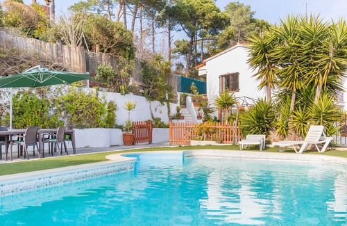 Lloret de Mar Villa | 2PAL01- House with private pool and beautiful sea views located near the beach