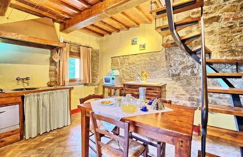 Castelnuovo Berardenga Apartment | Beautiful apartment for 2 guests with A/C, WIFI, pool, pets allowed and panoramic view