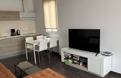Centro Apartment | Exclusive attic 70sqm,front of Market Atarazanas, great terrace, lift and train