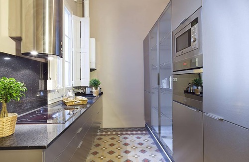 Eixample Apartment | My Space Barcelona Near La Pedrera, 2 apartments for up to 14 pax