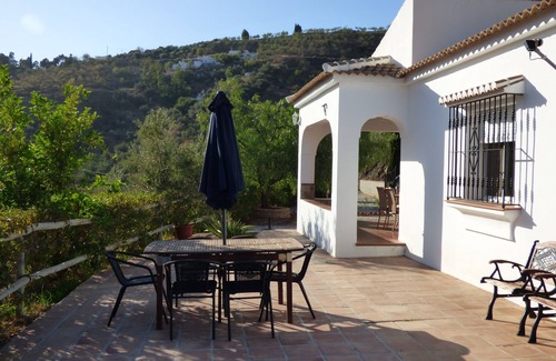 Competa Villa | Peaceful villa minutes from Competa with private pool, free wi-fi and air con.
