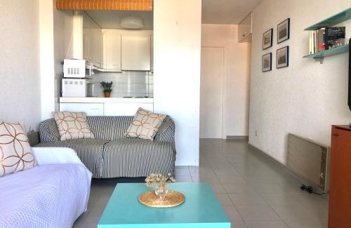 Roses Town Center Apartment | ROC MAR 4 3A - Apartamento cerca del centro y de la playa - terraza con vistas al mar y al puerto