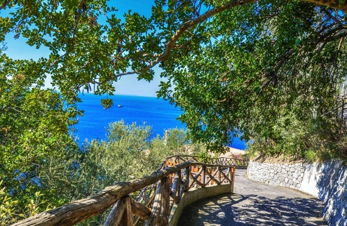 Massa Lubrense Villa | AMORE RENTALS - Villa Terri with Sea View, Private Pool, Direct Sea Access and Parking