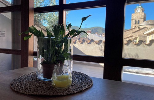 Santa Coloma de Farners Apartment | Apartment with two magnificent terraces for 2-3 people
