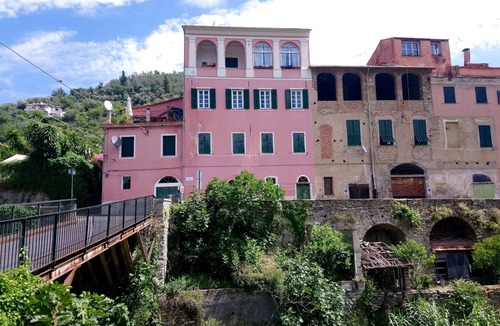 Dolcedo Apartment | Apartment in ancient palazzo, antique furniture, modern art, lovely sun terrace
