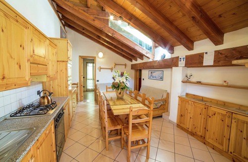 Antey-Saint-Andre Apartment | Apartment with Fireplace