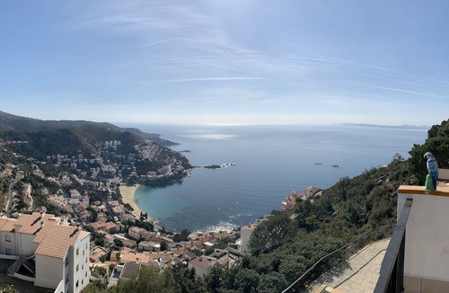 Almadraba-Canyelles Apartment | Apartment with splendid sea view over Rosas bay and Canyelles beach