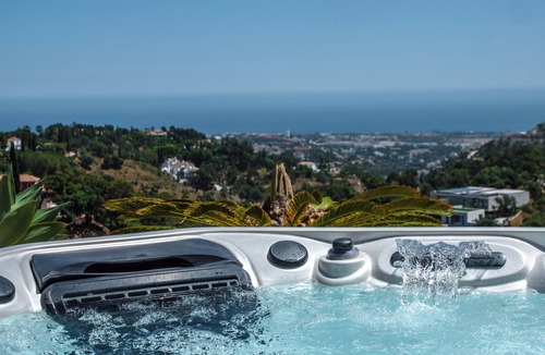 Benahavis Villa | Arbolada: Mansion at Hill Peak With Panoramic View