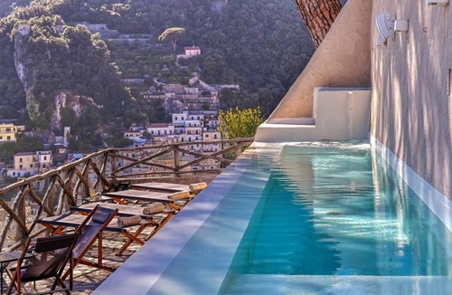 Amalfi Villa | Casa Massa Amalfi, 4 camere da lettocomplete con bagno,vista, piscina privata