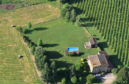 La Vall de Bianya House | Charming farmhouse with views, large garden, private pool, pet-friendly