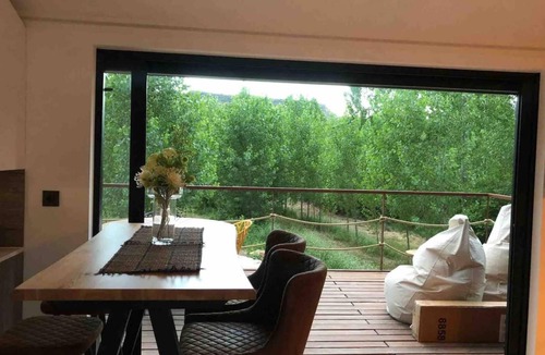 Casas Altas House | Country House 'Vagón Orient Express' with Mountain View, Private Garden and Air Conditioning