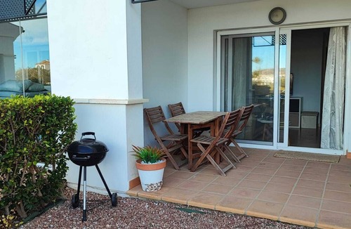 Sucina Apartment | Ground Floor Apartment with Terrace and Garden facing a huge Swimming Pool