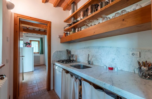 Montieri Apartment | Holiday Home 'San Michele - Casa Convento' with Mountain View, Shared Pool and Wi-Fi