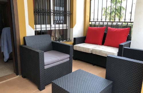 Orihuela Costa Apartment | Large 2 Bedroom Apartment - Private Garden- 10 Min from La Zenia Beach/Boulevard