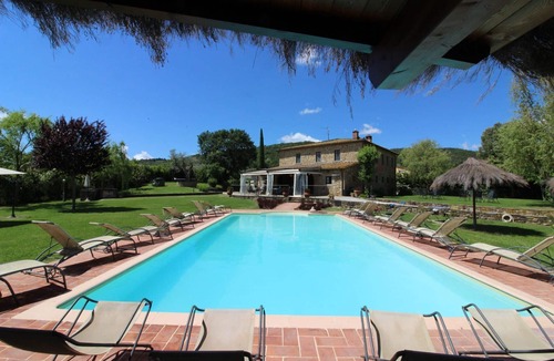 Civitella in Val di Chiana Villa | Large stone villa with private pool, situated under the fortress of Civitella in Valdichiana, ancien