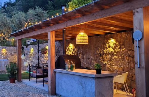 Dolceacqua Cottage | Lovely VacationHome immersed in nature, stunning views,pool,outdoor kitchen,WIFI