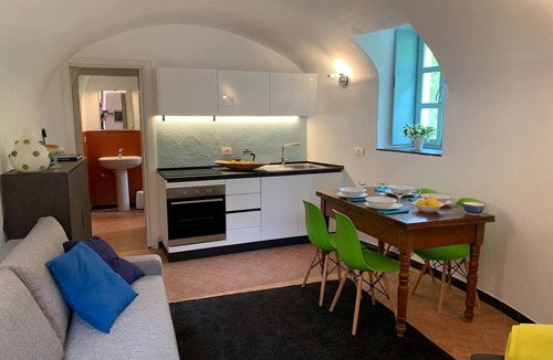 Castelbianco House | Medieval Mountain Oasis with a Private Garden and incredible mountain view