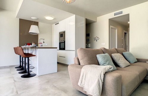 Mar de Cristal Apartment | Modern, large terrace, pool and BBQ