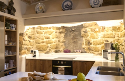 Cruilles House | Near Beaches and Golf: Chic Spacious Stone "Castle" with A/C in Medieval Village
