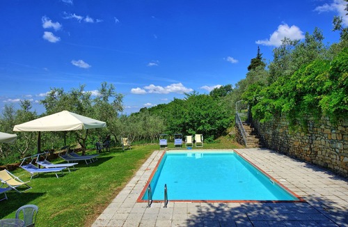 Greve in Chianti Apartment | Nice apartment with WIFI, pool, TV, patio, pets allowed, panoramic view, close to Greve In Chianti
