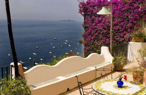 Positano Villa | Positano: Villa Ibiscus ancient villa at 50m on the sea in the heart of Positano