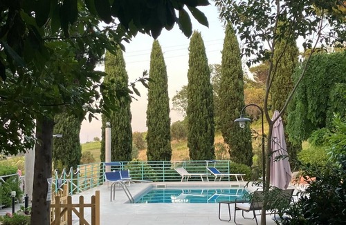 Capodarco Villa | Private Charming Villa with swimming pool and park on the Marche hills, sea view
