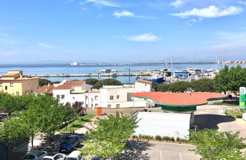 Roses Town Center Apartment | ROC MAR 4 3A - Apartamento cerca del centro y de la playa - terraza con vistas al mar y al puerto