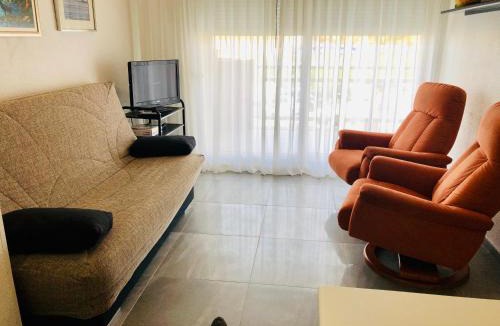 Roses Town Center Apartment | ROC MAR 6 1B - Apartamento cerca del centro y de la playa - terraza con pequeñas vistas al puerto