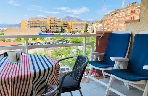 Roses Town Center Apartment | ROC MAR 7 2A - Apartamento cerca del centro y de la playa - terraza con vistas al mar y al puerto