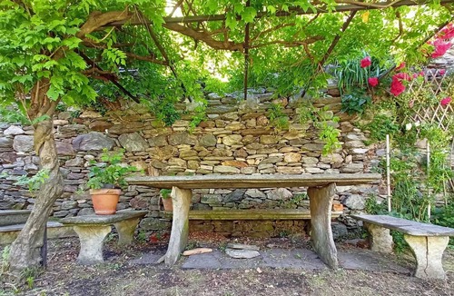 Vogogna House | Room at Casa Felice: a cozy corner surrounded by nature
