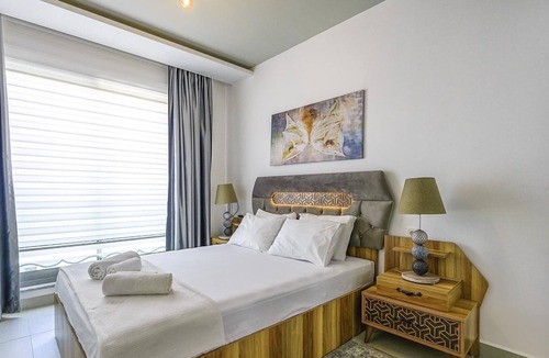 Kestel Apartment | Sea View Stylish Flat w Shared Pool in Alanya