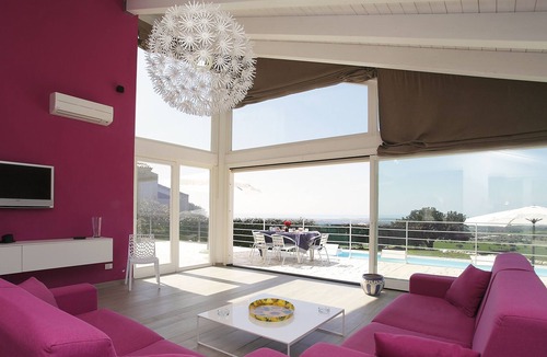 Ragusa Villa | Stylish panoramic villa Atena: private pool, views, garden, free wi-fi, bbq