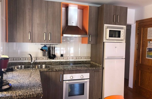 Playas del Palo Apartment | SUITABLE. 1st LINE BEACH. LARGE TERRACE WITH SEA VIEWS. PASEO MARITIMO EL PALO