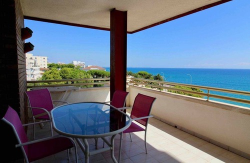 Miami Platja Apartment | Terrace apartment with sea view Direct access to the beach On foot to amenities Port Aventura 15 minutes away