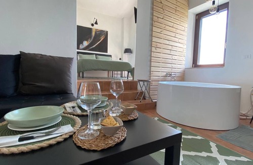 Norma Apartment | The Barn suite with overhanging rooftop terrace